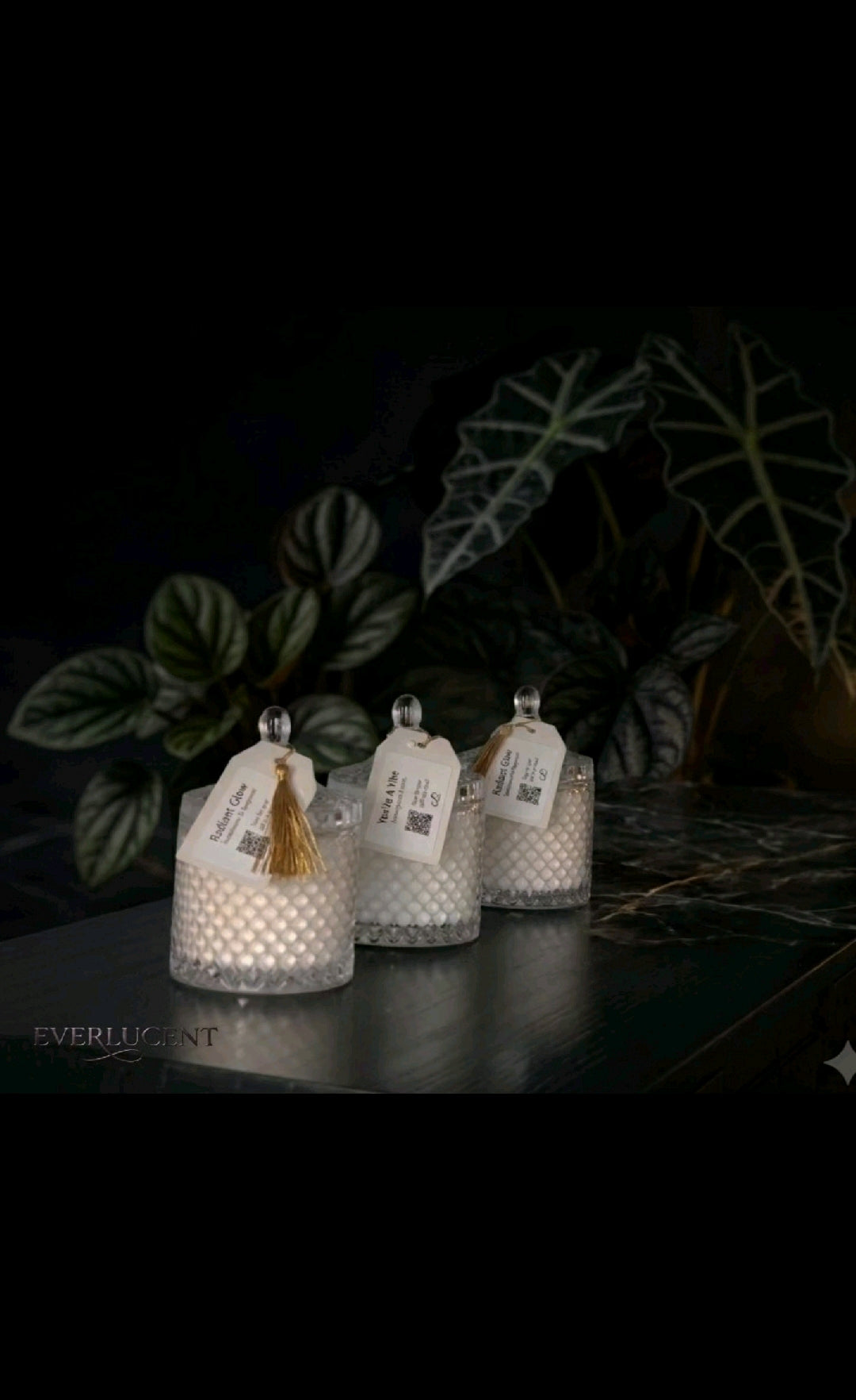 Everlucent Grande large luxury scented candle in premium vessel, hand-poured in New Zealand with coconut soy wax