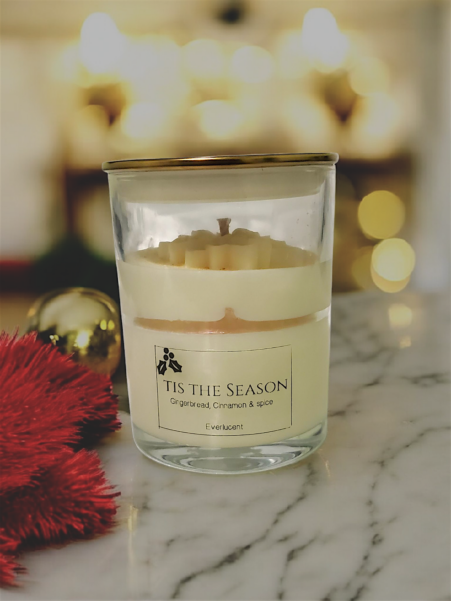 Everlucent Gingerbread & Cinnamon Christmas Candle