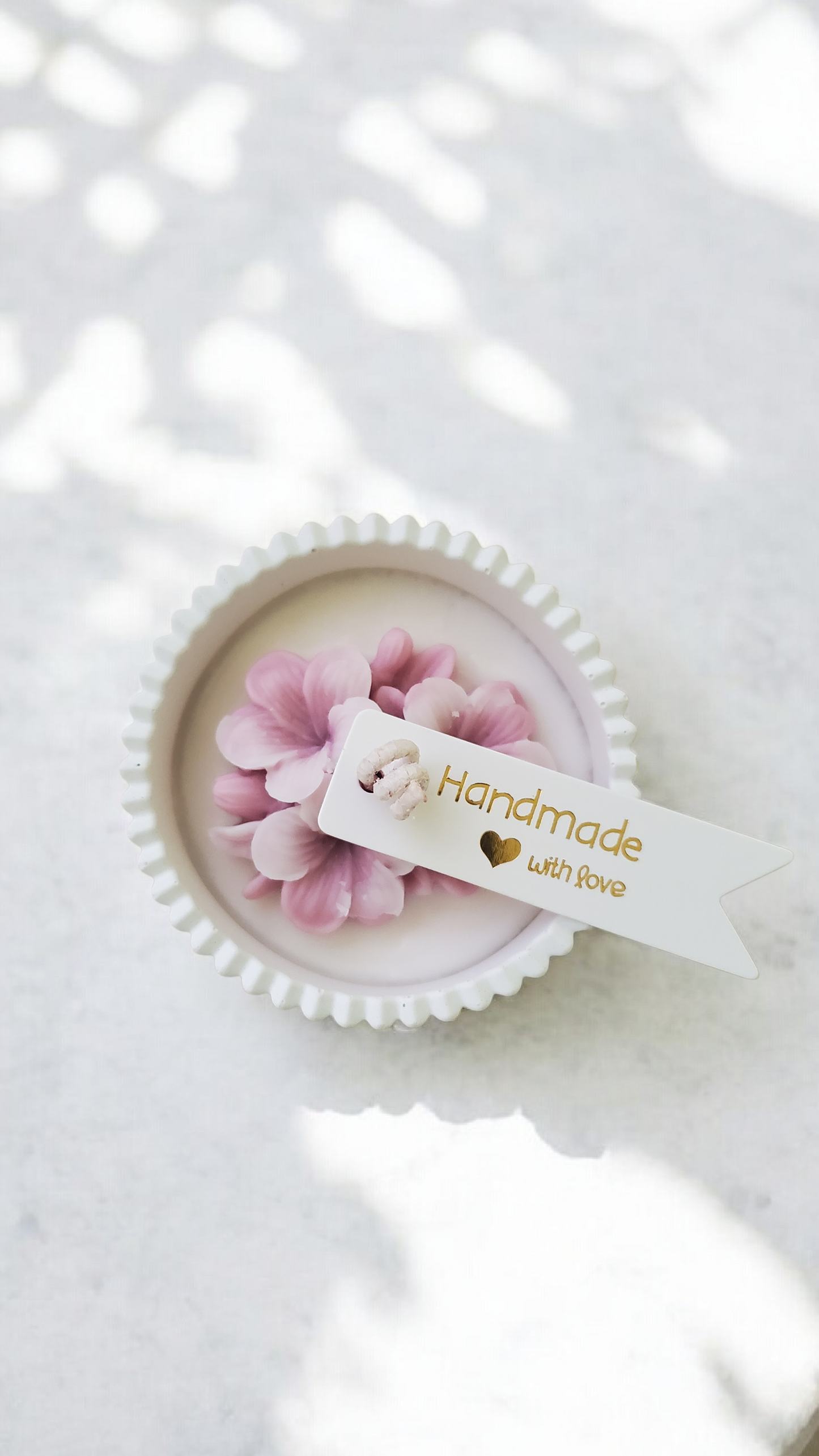 Petal Pop Sandstone Candle